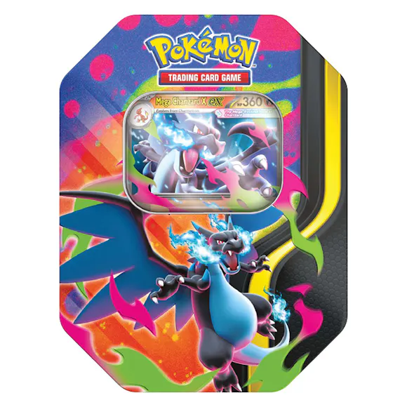 Hero image for PRE ORDER Pokémon TCG: Mega Charizard Tin