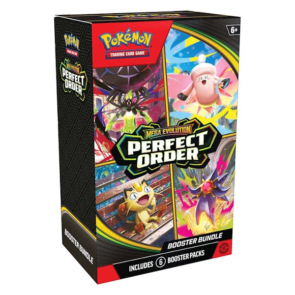 Hero image for PRE ORDER Pokémon TCG: Mega Evolution— Perfect Order Booster Bundle