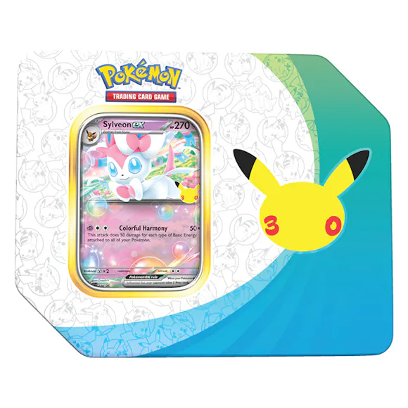 Hero image for PRE ORDER Pokémon TCG: 30th Celebration Tin
