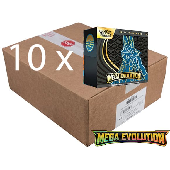Hero image for PRE ORDER POKÉMON TCG: Mega Evolution Elite Trainer Box Sealed Case