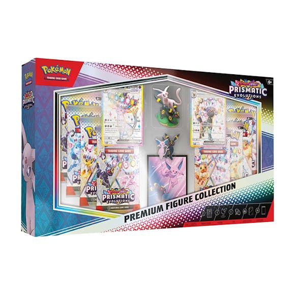 Hero image for PRE ORDER Pokémon TCG: Scarlet & Violet—Prismatic Evolutions Premium Figure Collection