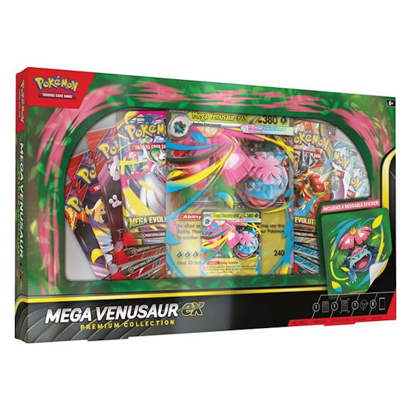 Hero image for PRE ORDER Pokémon TCG: Mega Venusaur EX Premium Collection