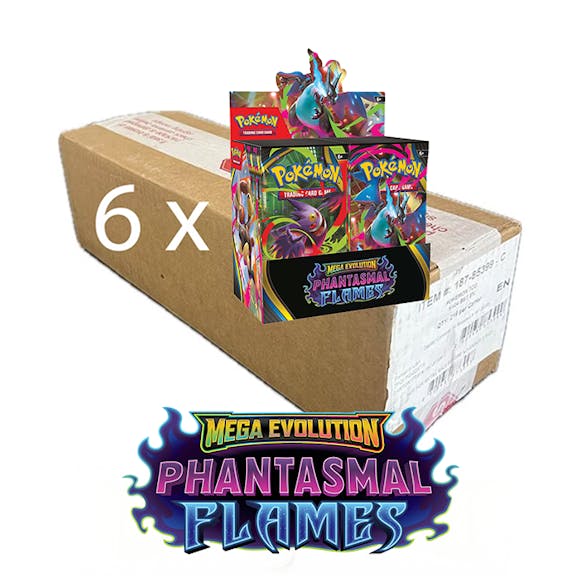 Hero image for PRE ORDER POKÉMON TCG: Phantasmal Flames Booster Box Sealed Case