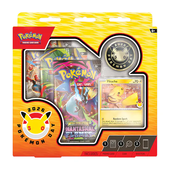 Hero image for PRE ORDER Pokémon TCG: Pokémon Day 2026 Collection