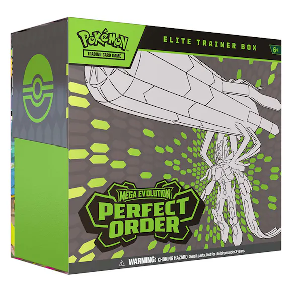 Hero image for PRE ORDER Pokémon TCG: Mega Evolution— Perfect Order Elite Trainer Box