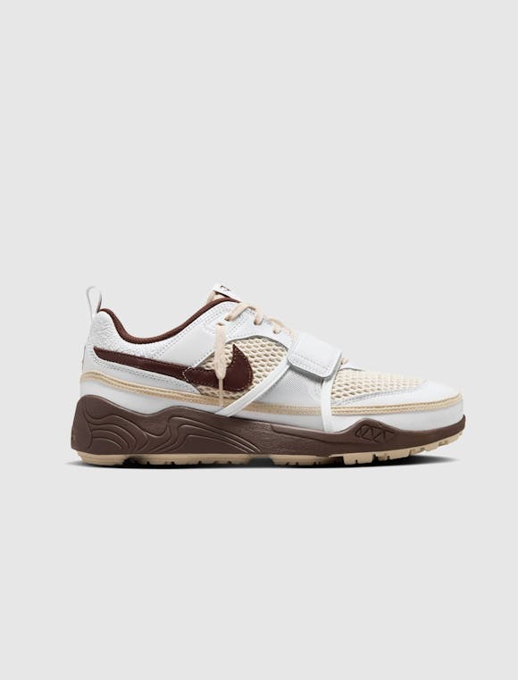 Hero image for NIKE X TRAVIS SCOTT ZOOM FIELD JAXX "WHITE/ LIGHT CHOCOLATE/ WHITE"