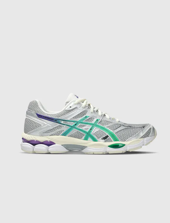 Hero image for ASICS X TOMO GEL-CUMULUS 16 SUMMIT EXCLUSIVE "CREAM/MALACHITE GREEN"