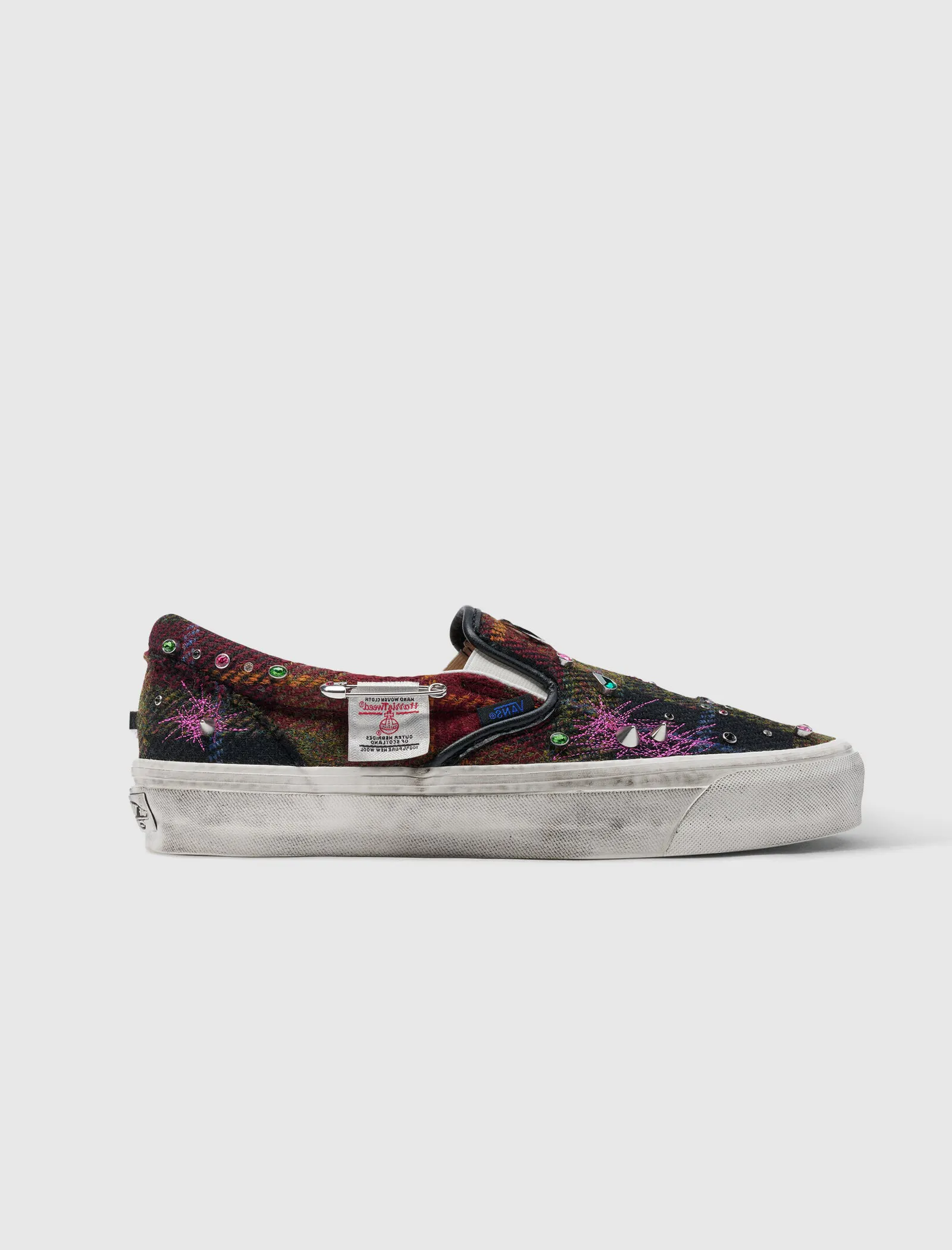 Image of VANS LX OLD CLASSIC SLIP ON 98 X HARRIS TWEED
