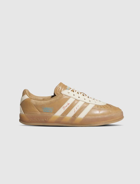 Hero image for ADIDAS BAD BUNNY X LEO MESSI GAZELLE INDOOR "CARBON/CREAM/WHITE"