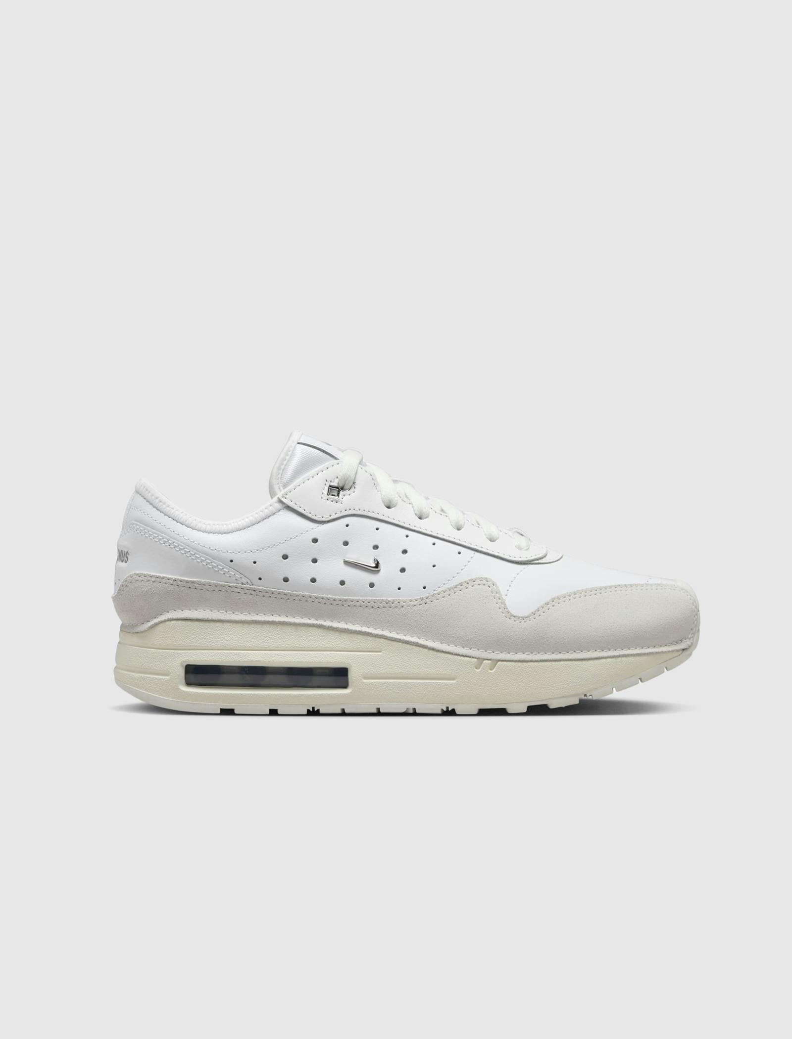 JACQUEMUS X WOMEN S NIKE AIR MAX 1 86 SUMMIT WHITE METALLIC SILVER