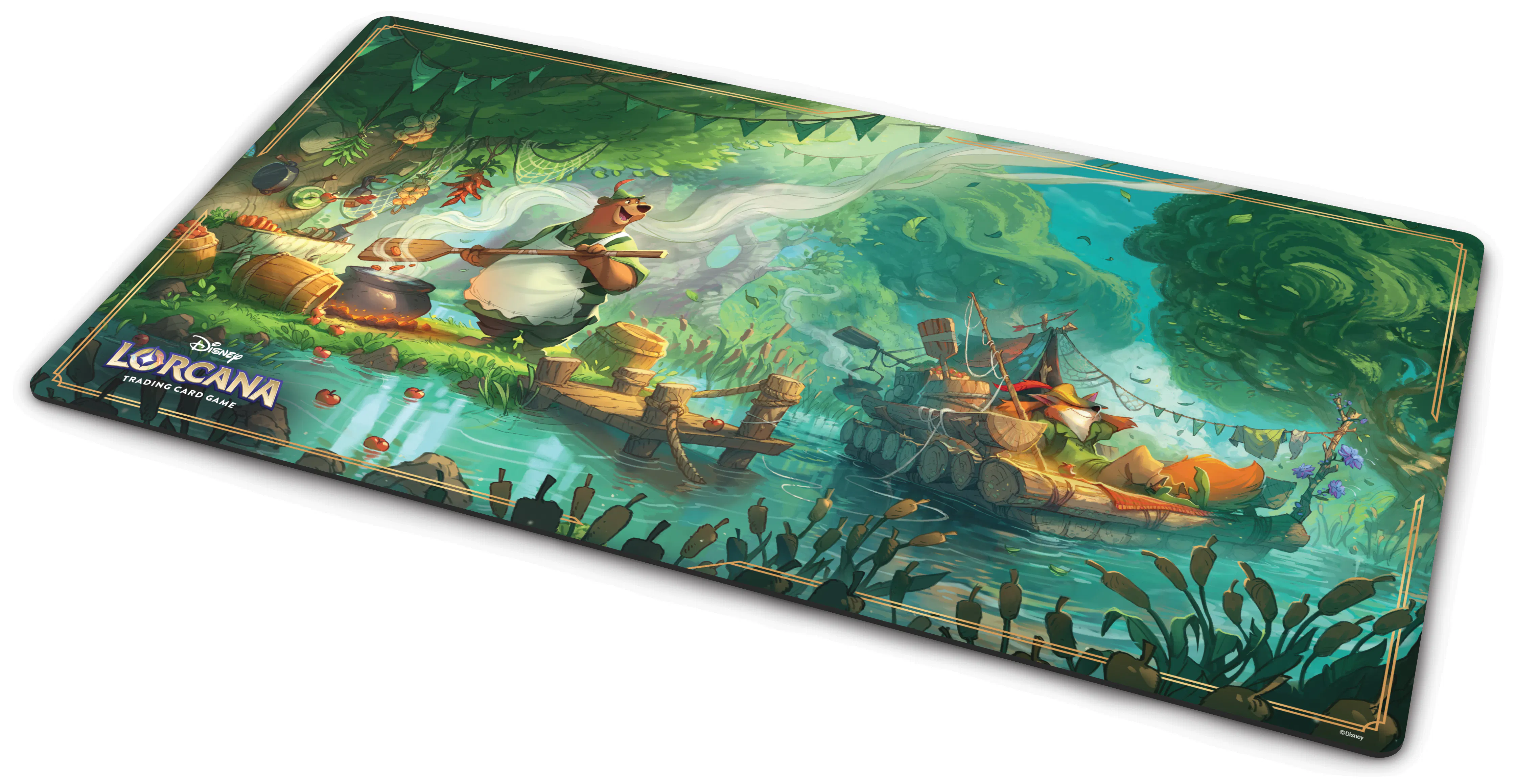 Image of Disney Lorcana TCG: Attack of the Vine - Exclusive Playmat Robin Hood and Little John