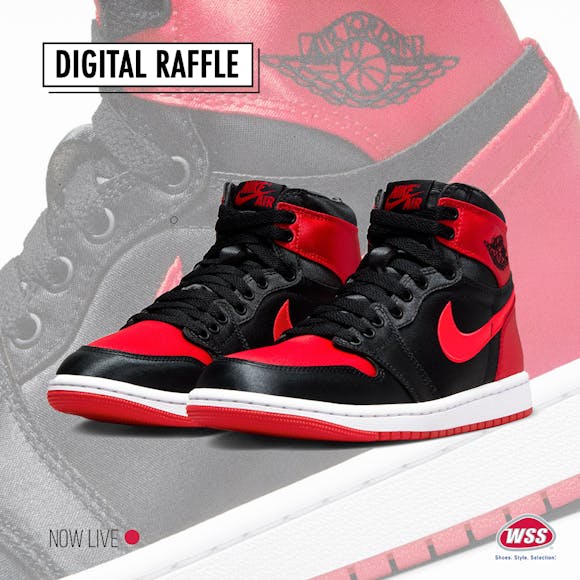 Hero image for Retro 1 High OG - Womens Satin Bred