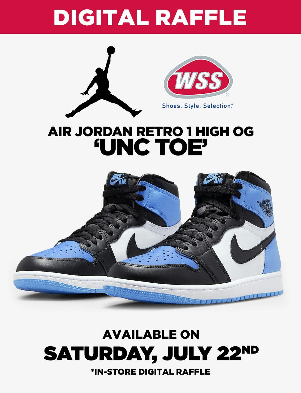 Image of Retro 1 High OG "UNC Toe" Men's