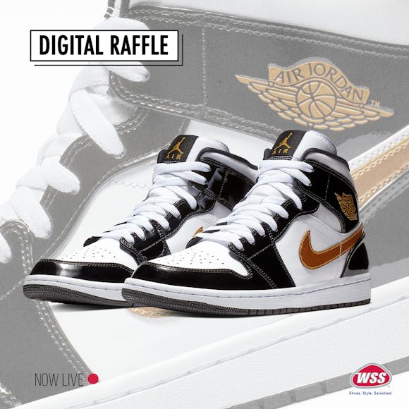 Hero image for AJ 1 Mid SE "Black Gold" Men's