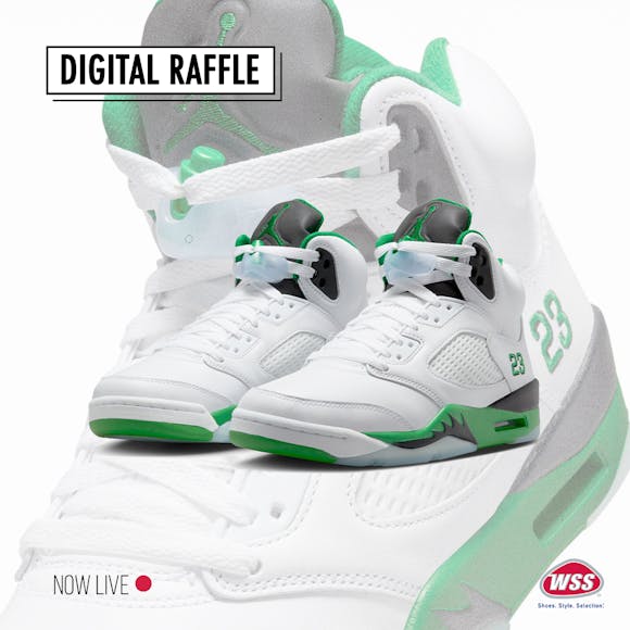 Hero image for Jordan Retro 5 "Lucky Green" Women's