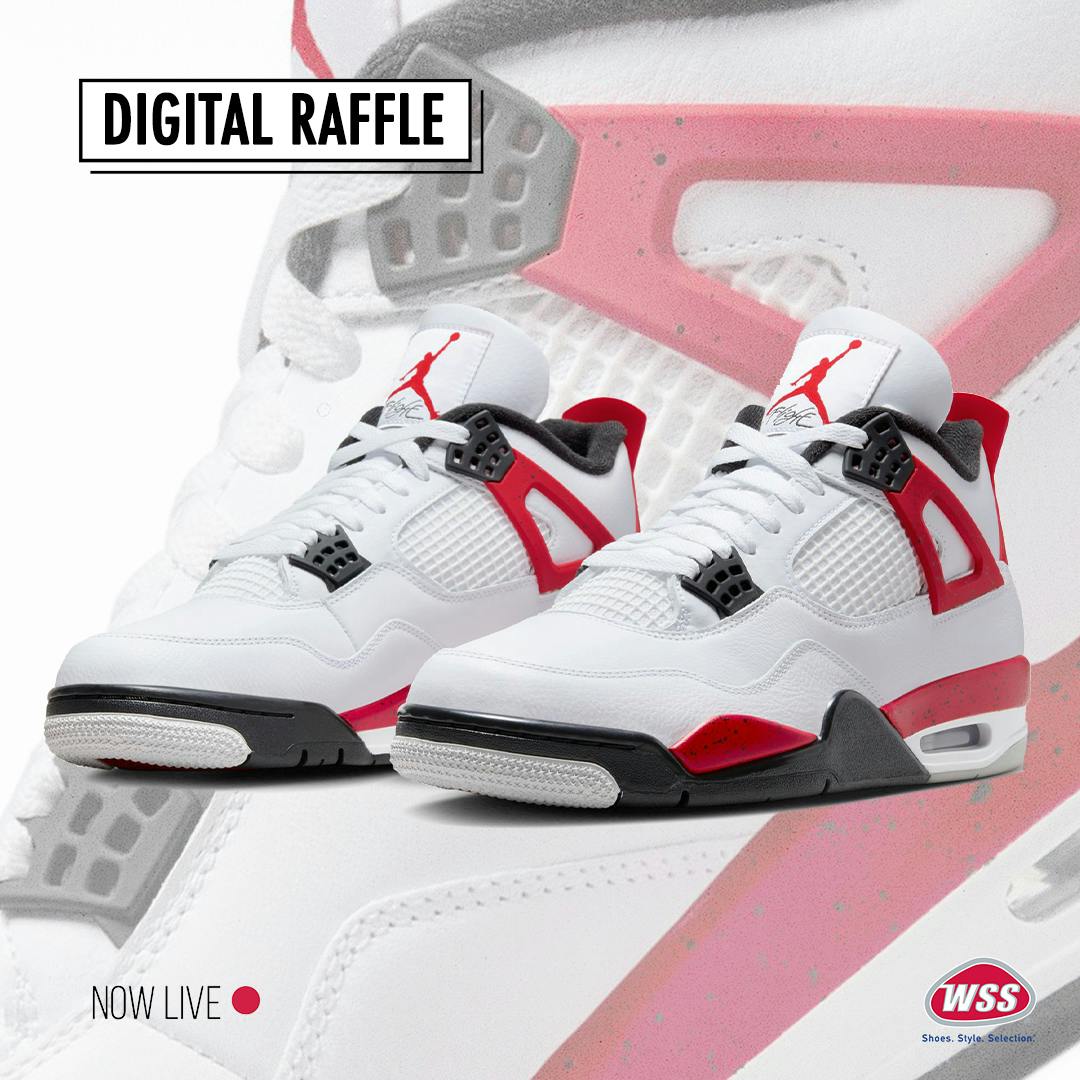Image of Retro 4 “Red Cement” Kids