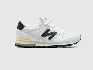 Image of NEW BALANCE 996 MADE IN USA "WHITE/BLACK"