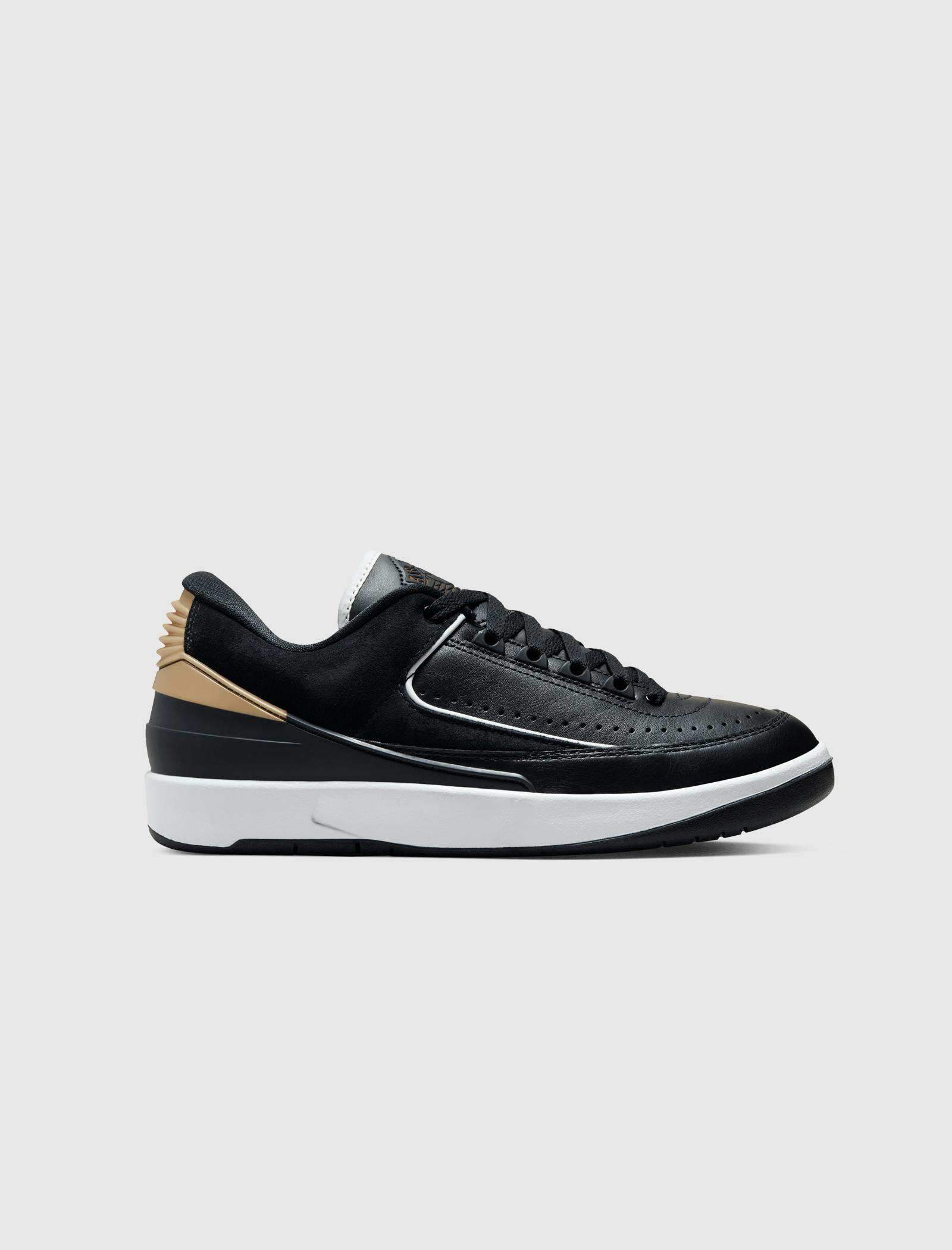 WOMENS AIR JORDAN 2 LOW BLACK VARSITY RED