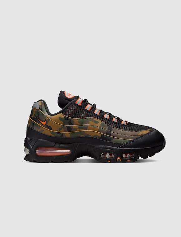 Hero image for NIKE AIR MAX 95 "BLACK/ SAFETY ORANGE/ METALLIC SILVER"