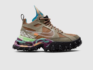 Image of OFF-WHITE X NIKE AIR TERRA FORMA "ARCHAEO BROWN"