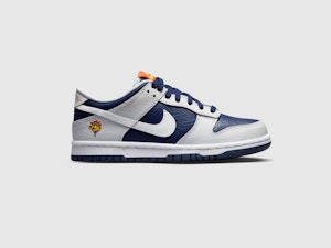 Image of NIKE DUNK LOW "PHOTON DUST/WHITE/MIDNIGHT NAVY" GS