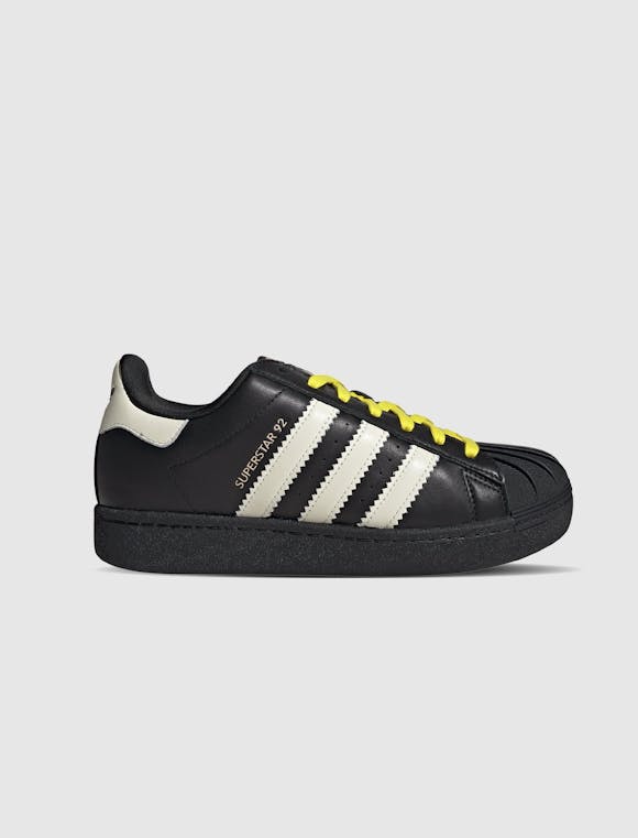 Hero image for ADIDAS X PHARRELL WILLIAMS SUPERSTAR 92 "BLACK/WHITE"