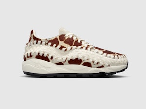 Image of NIKE WOMEN'S AIR FOOTSCAPE WOVEN "COW PRINT"