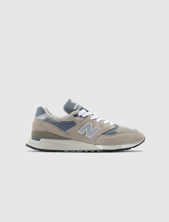 Hero image for NEW BALANCE MADE IN USA 998 "GREY/SILVER"