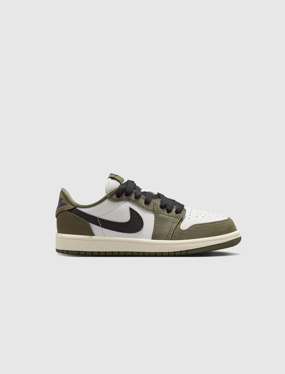 Hero image for AIR JORDAN 1 RETRO LOW "MEDIUM OLIVE" GS
