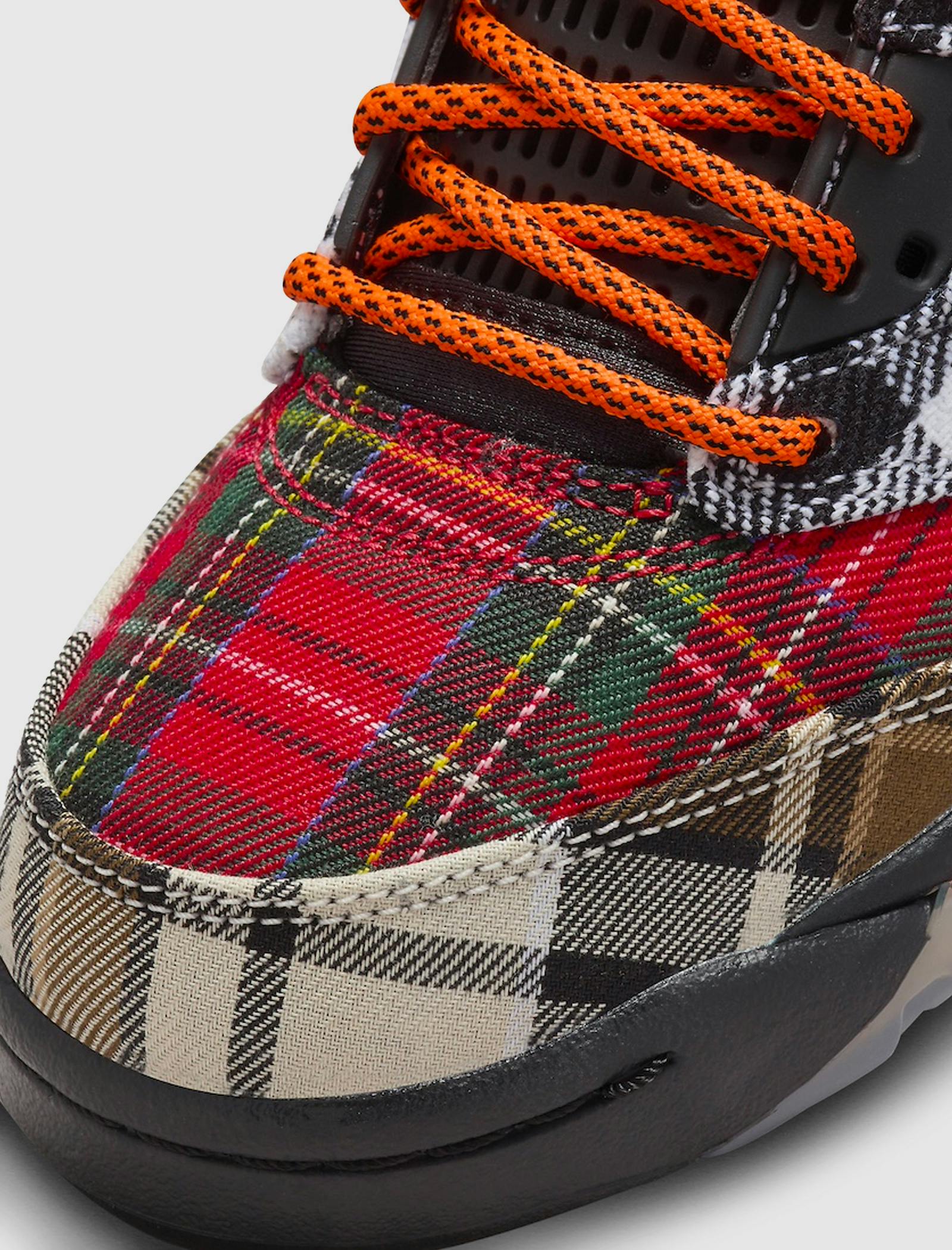 Plaid jordan clearance shoes