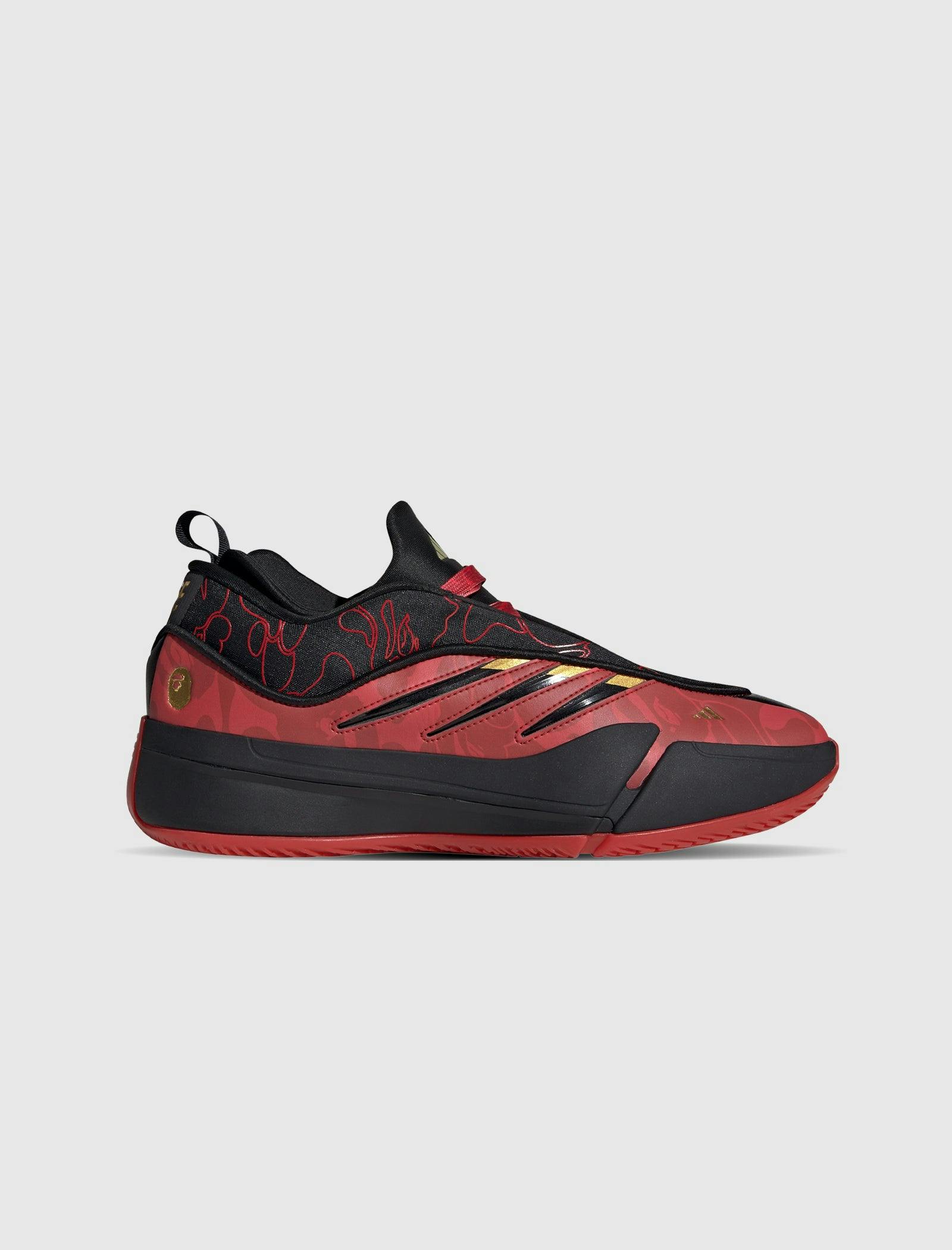 Adidas red and gold on sale