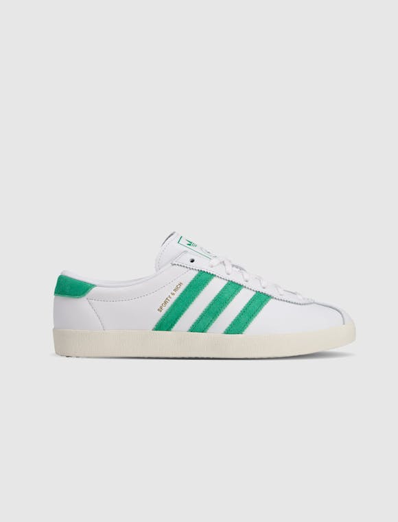 Hero image for ADIDAS X SPORTY AND RICH BLANC "WHITE/GREEN"