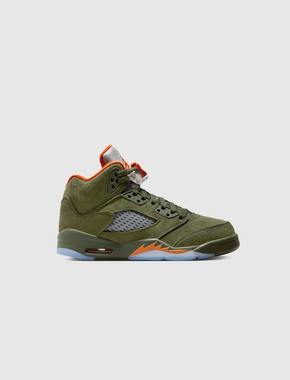 Hero image for AIR JORDAN 5 RETRO "ARMY OLIVE/SOLAR ORANGE" GS