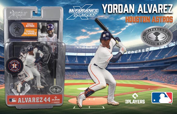 Hero image for Yordan Alvarez (Houston Astros) McFarlane's SportsPicks Platinum Edition