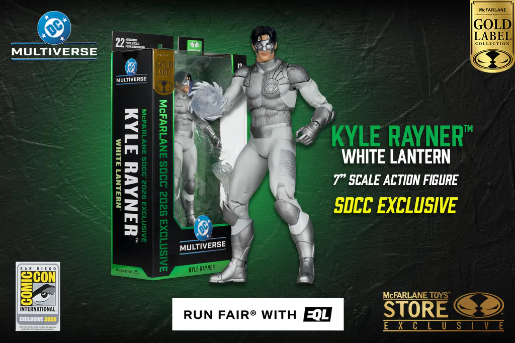 Hero image for Kyle Rayner (White Lantern) 2026 SDCC Gold Label Exclusive Action Figure