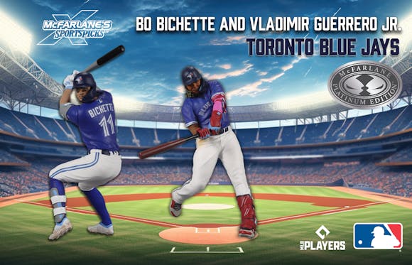 Hero image for Vladimir Guerrero Jr. & Bo Bichette (Toronto Blue Jays) McFarlane's SportsPicks Platinum Edition