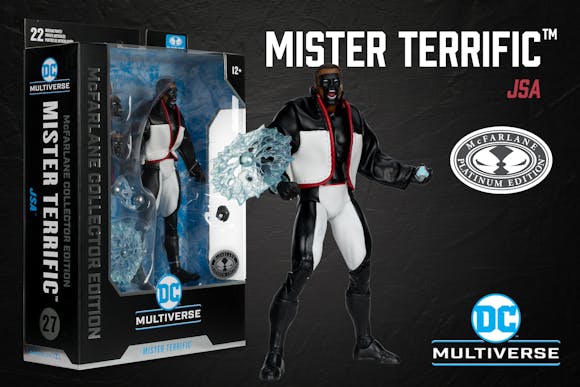 Hero image for Mister Terrific (JSA) McFarlane Collector Edition Platinum