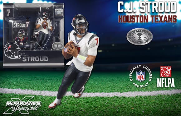 Hero image for C.J. Stroud (Houston Texans) McFarlane's SportsPicks Platinum Edition