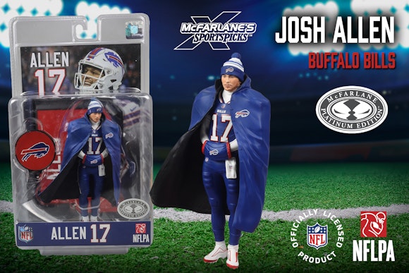 Hero image for Josh Allen (Buffalo Bills) McFarlane's SportsPicks Platinum Edition