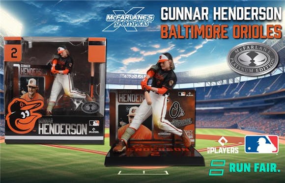 Hero image for Gunnar Henderson (Baltimore Orioles) McFarlane's SportsPicks Platinum Edition