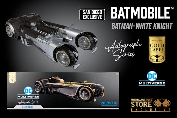 Hero image for Batmobile (Batman: White Knight) AUTOGRAPH Series Gold Label Vehicle