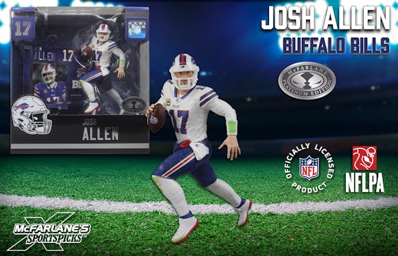 Hero image for Josh Allen (Buffalo Bills) McFarlane's SportsPicks Platinum Edition WV2