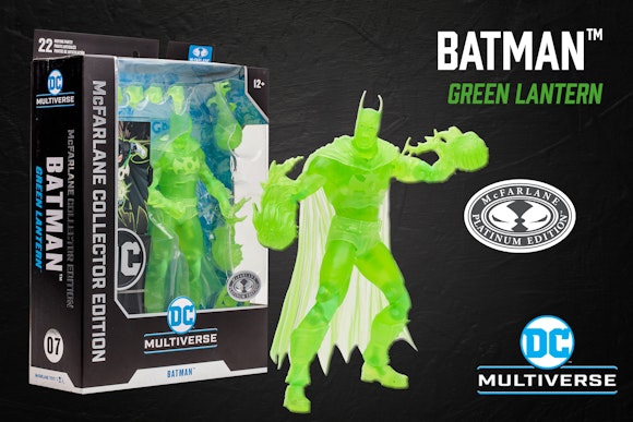 Hero image for Batman (Green Lantern) McFarlane Collector Edition Platinum