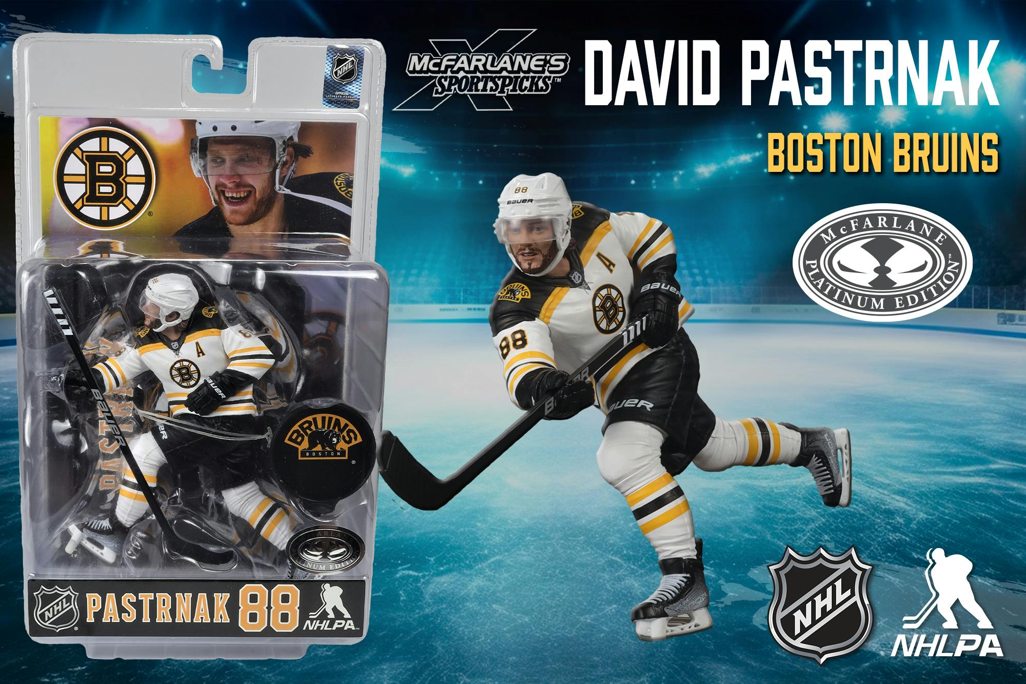 David Pastrnak (Boston Bruins) McFarlane's SportsPicks Platinum Edition