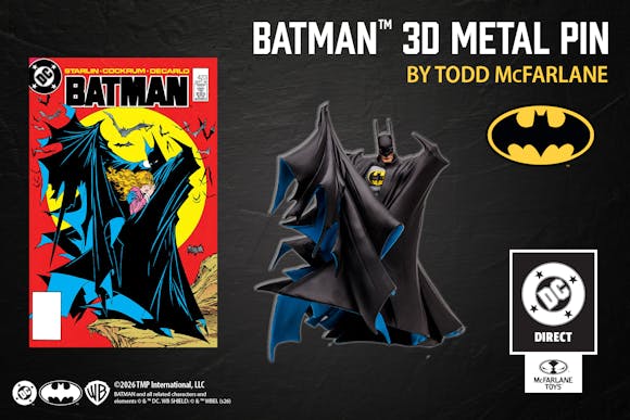 Hero image for Batman by Todd McFarlane 3D Metal Pin