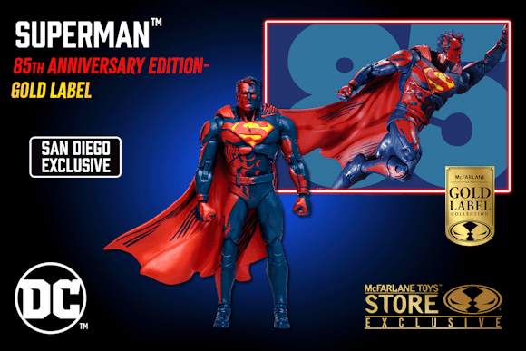 Hero image for Superman (85th Anniversary) Gold Label 7" Figure