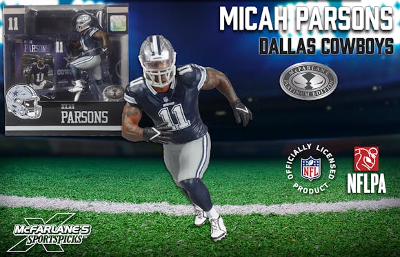 Hero image for Micah Parsons (Dallas Cowboys) McFarlane's SportsPicks Platinum Edition