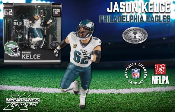 Hero image for Jason Kelce (Philadelphia Eagles) McFarlane's SportsPicks Platinum Edition