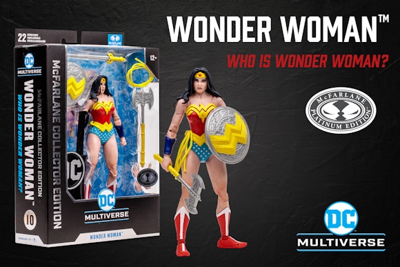 Hero image for Wonder Woman (Who is Wonder Woman?) McFarlane Collector Edition Platinum