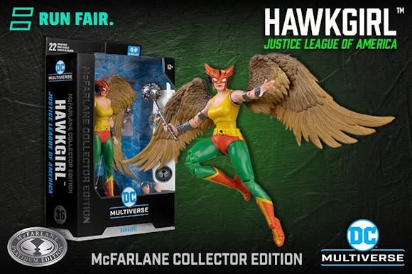 Hero image for Hawkgirl (Justice League of America) McFarlane Collector Platinum Edition Figure